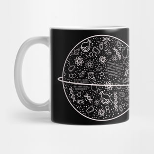 Planet of science - white Mug